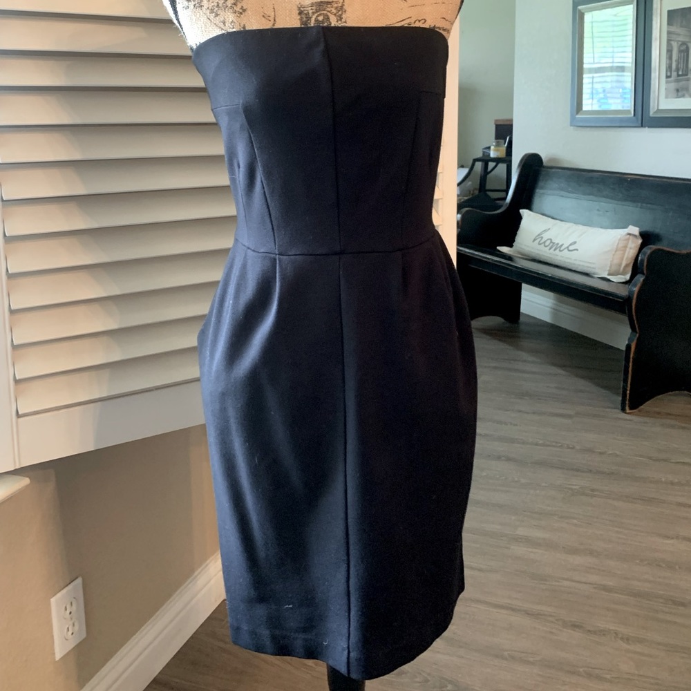 Black strapless Express Dress